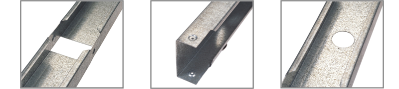 galvanized steel wall stud