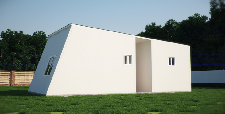 Contemporary style modular home