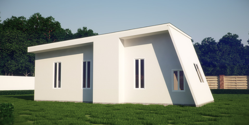 Contemporary style modular home