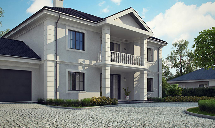 Modern style luxury villa house
