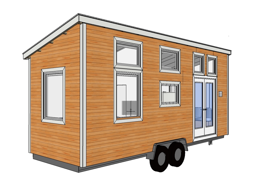 Movable prefab tiny house for homes kit