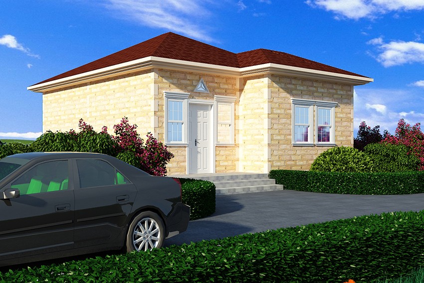 One storey small farm house