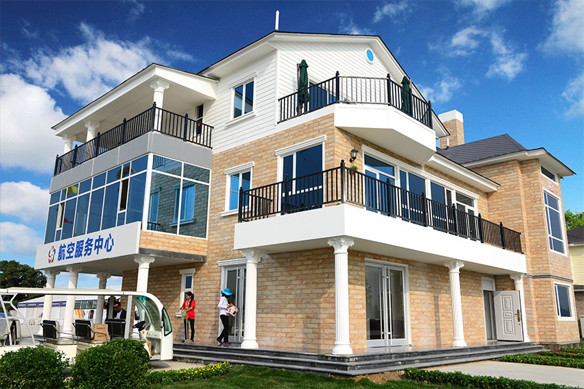 3 floor Light steel villa house