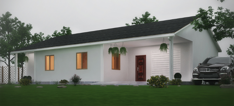 Prefab modular homes with garage