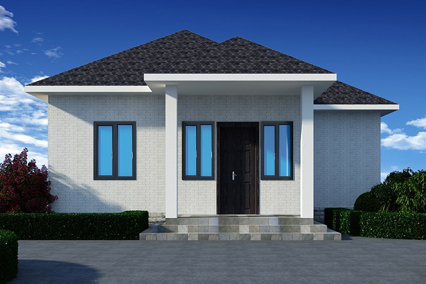 Custom made steel frame villa