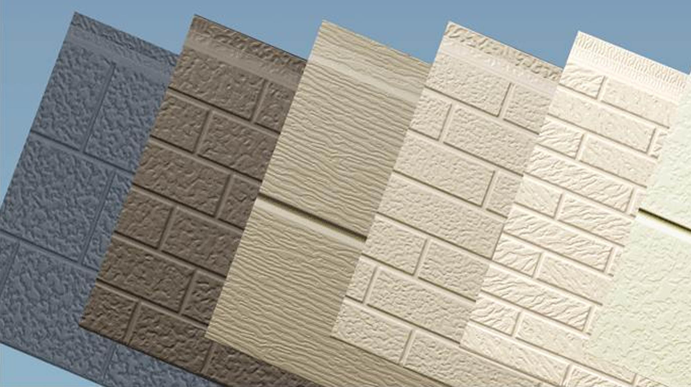 Exterior wall decoration material