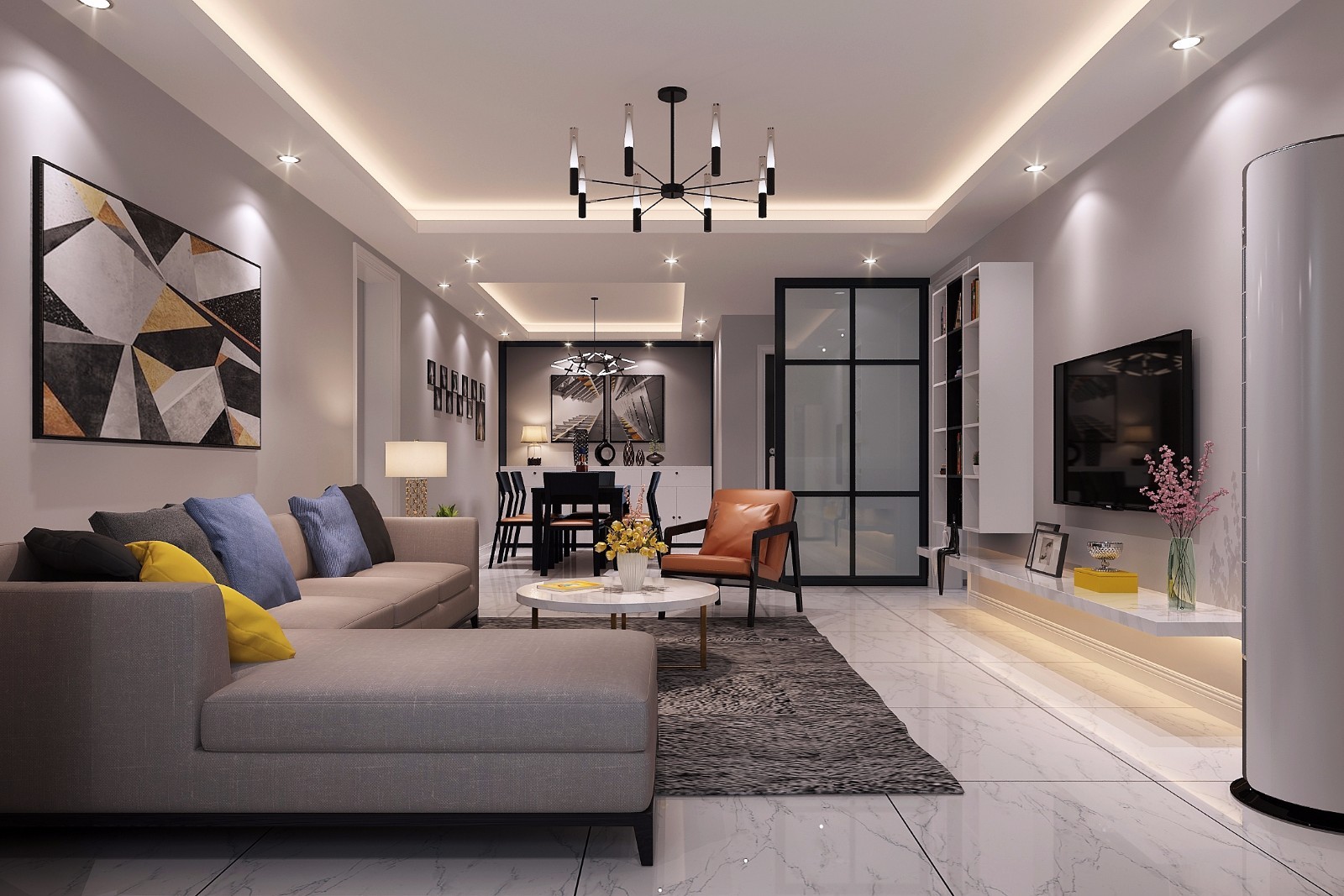 Beautiful Comfortable Steel Frame Prefab House