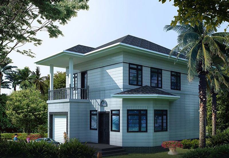 Where is the light steel structure villa better suited?