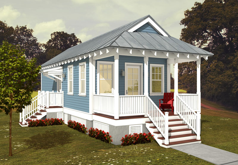Beautiful light steel villa with 2 bedroom house plan