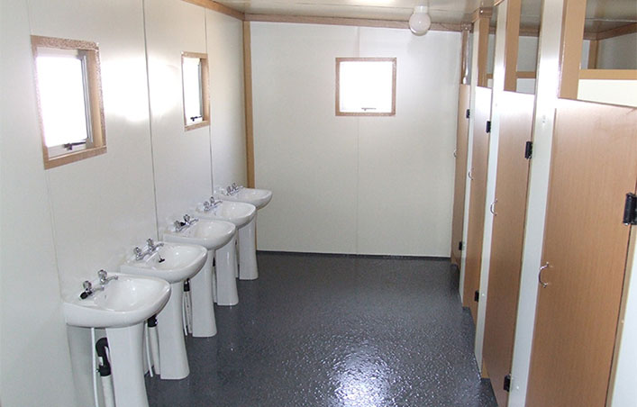 Prefabricated Container Toilet