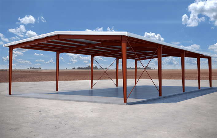 Design Steel Structure Farm Shed