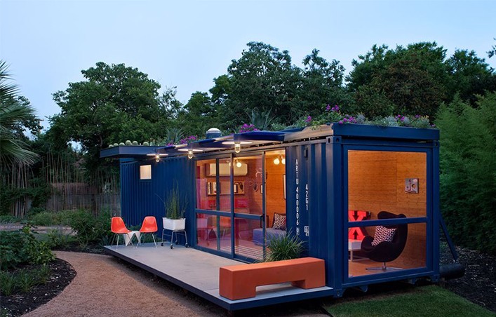 prefab shipping container guest homes
