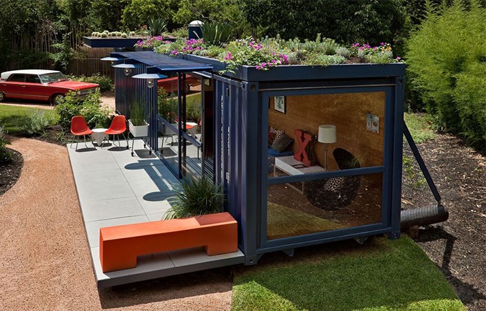 prefab shipping container guest homes