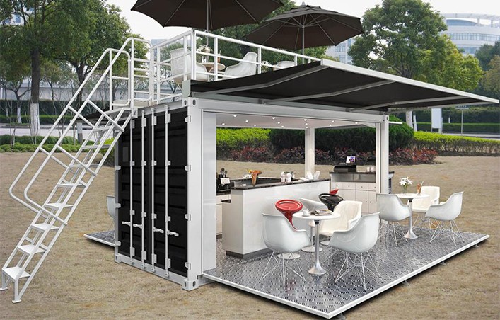 Modified Shipping Container restaurant