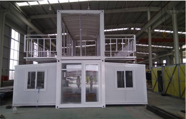 2 floor new design prefab expandable container house