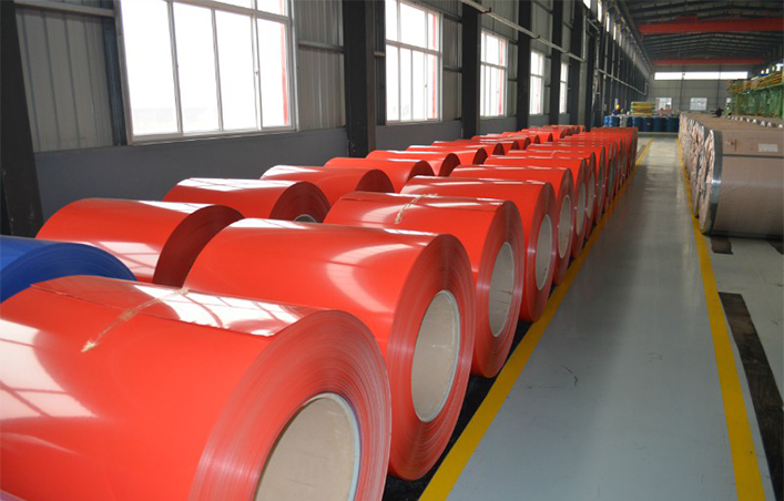 GALVANIZED AND GALVALUME COLOR STEEL COIL