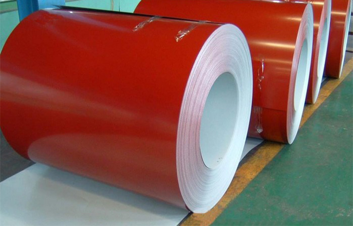 GALVANIZED AND GALVALUME COLOR STEEL COIL