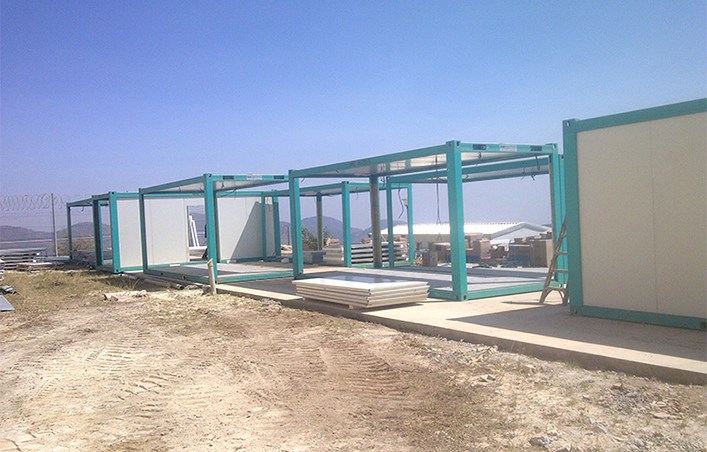 office use flat pack container cabin building