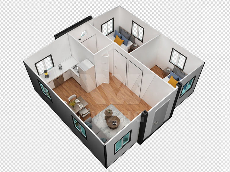 40ft Expandable Container Home (Series No. WZHKZX40)