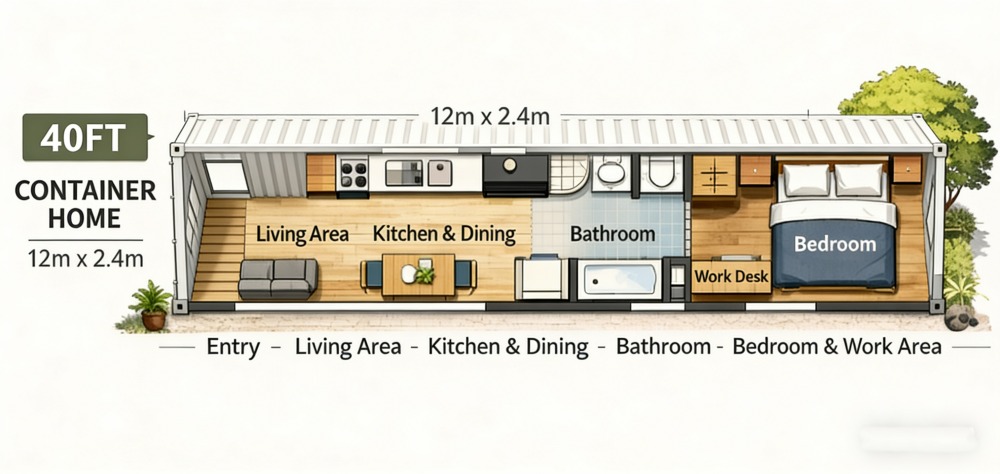 40ft container house one bedroom layout.jpg 40ft container house one bedroom layout.jpg