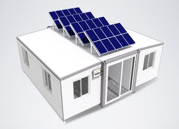 20ft 40ft expandable container house with solar energy​