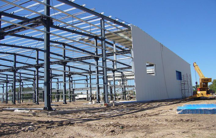 Steel structure warehouse