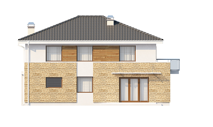 Two storey Light guage steel framing prefab villa house
