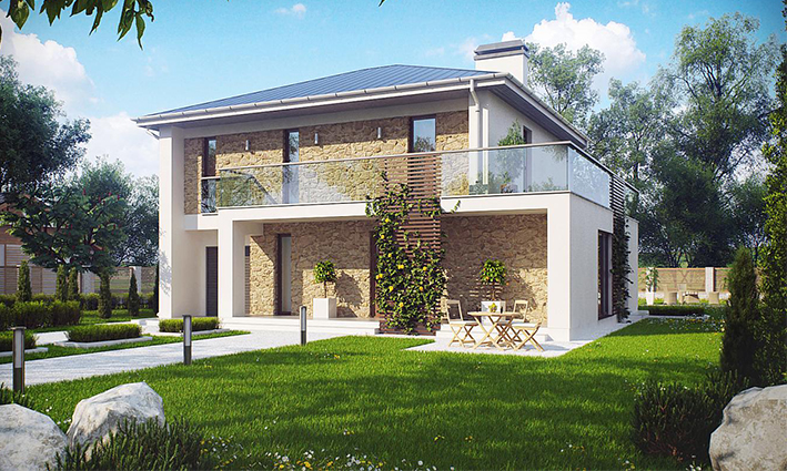 Two storeys modern luxury villa